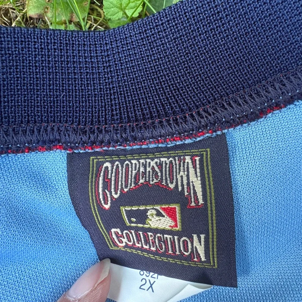 Majestic Cooperstown Collection Cardinals Jersey Mens 2X‎ Blue MLB